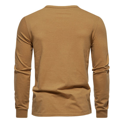 Men's Color Matching Two-button Long Sleeve