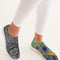 Greyscale Abstract Design Women's Slip-On Flyknit Shoe