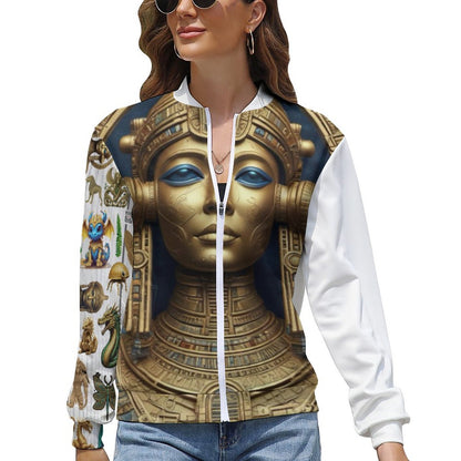 Women's Zipper Jacket LLJK (All-Over Printing)