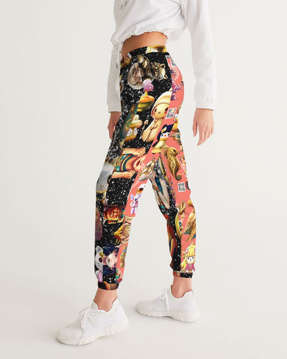 Womens Abstrak Women's All-Over Print Track Pants