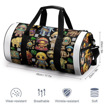 Cylindrical Gym Bag Q006