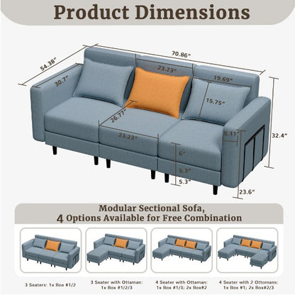 Combination Sofa Modular Sofa Can Be Combined Freely