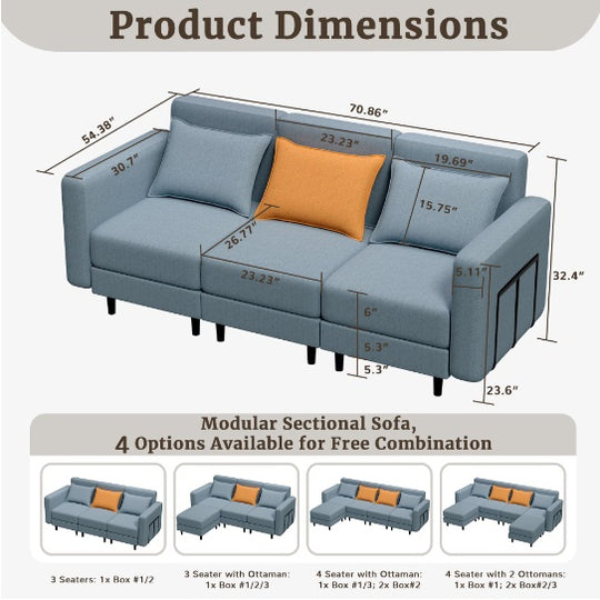 Combination Sofa Modular Sofa Can Be Combined Freely