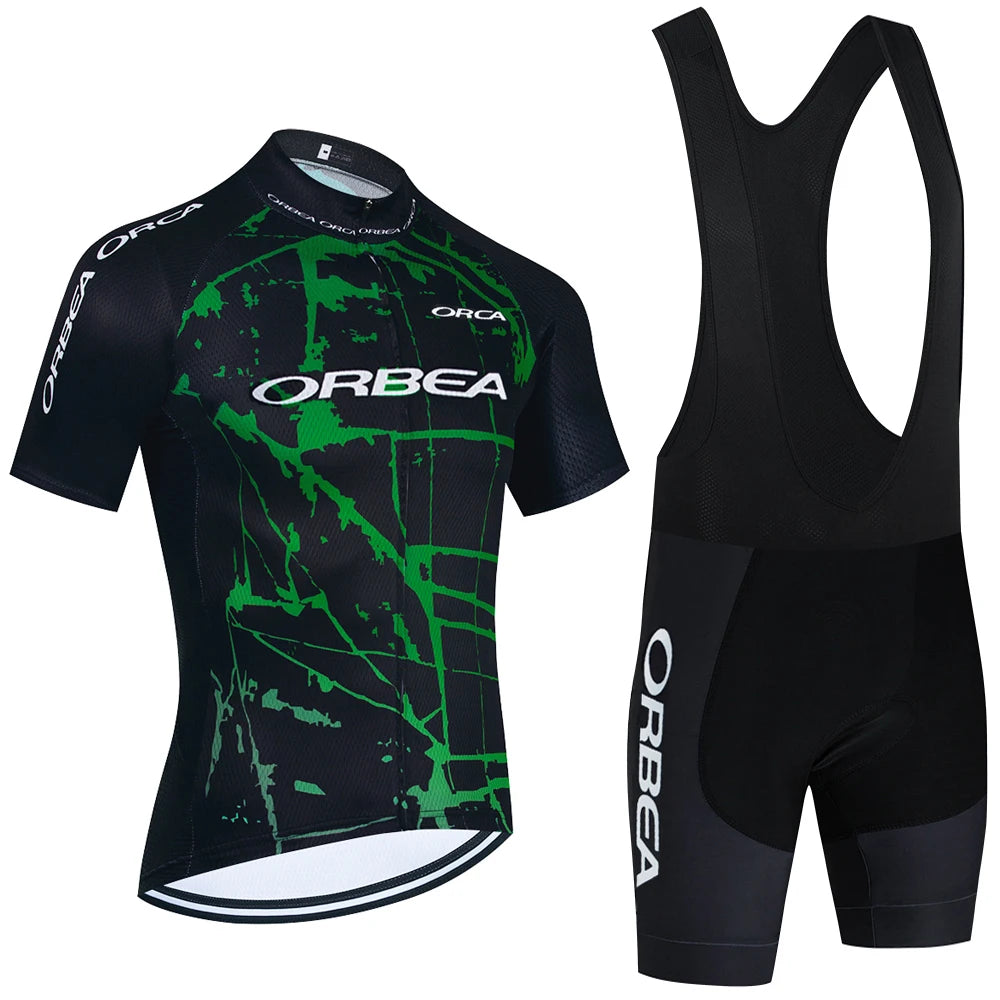 2024 ORBEA ORCA Cycling Jersey Bike Shorts Set Men Women Quick dry Ropa Ciclismo 4 Pockets Summer Pro Bicycle T-Shirt Clothing