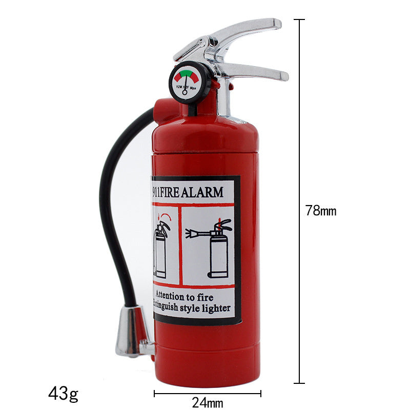 Creative Fire Extinguisher Shaped Lighter, Butane Free