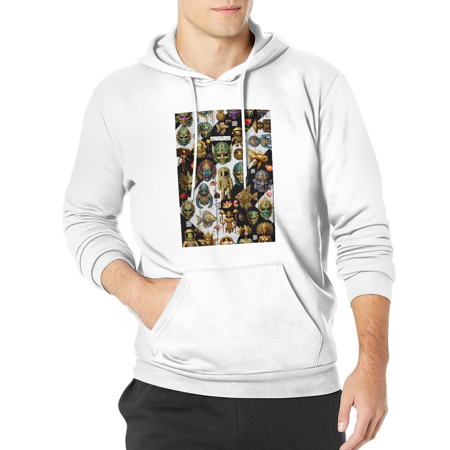 DTG 255gsm Men's Pocket Hoodie (Front Printing)