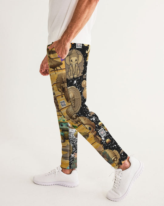 Elephant Collection Men's All-Over Print Joggers