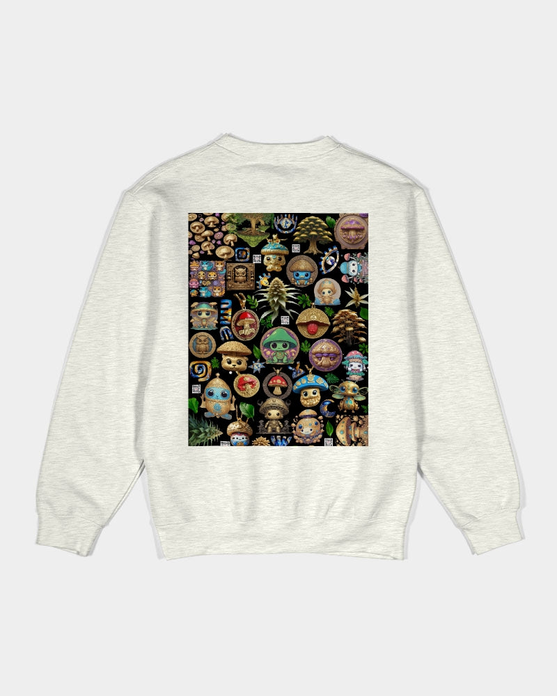 Mushroom Abstak Collection Unisex Premium Crewneck Sweatshirt | Lane Seven