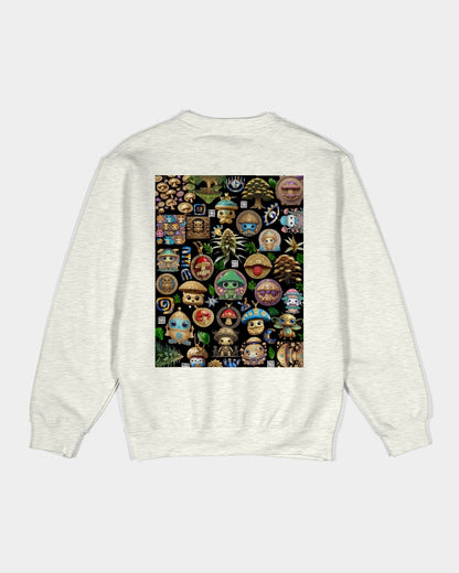 Mushroom Abstak Collection Unisex Premium Crewneck Sweatshirt | Lane Seven