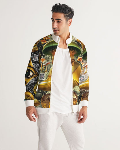 Illustration Abstrak Men's All-Over Print Track Jacket