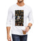 DTG 180gsm Men's Crewneck Long Sleeve T-shirt (Front Printing)