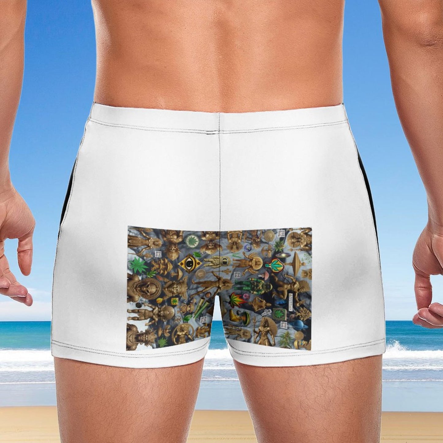 Fashionable Men's  boardshorts Swim Trunks DN003 (All-Over Printing)