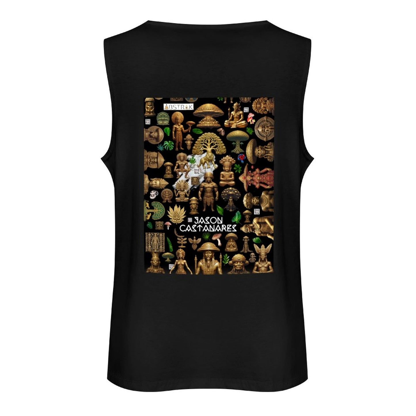 DTF 160gsm Men's Cotton Tank Top BX (Dual-sided Printing)