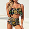 2-Piece Ruffle Tankini Swimsuit BK2080 (All-Over Printing)