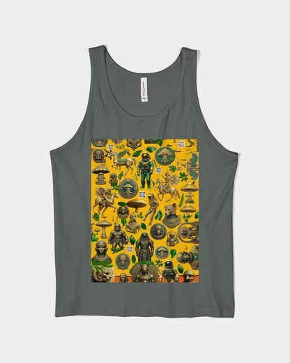 Mushroom Abstak Collection Unisex Jersey Tank | Bella + Canvas