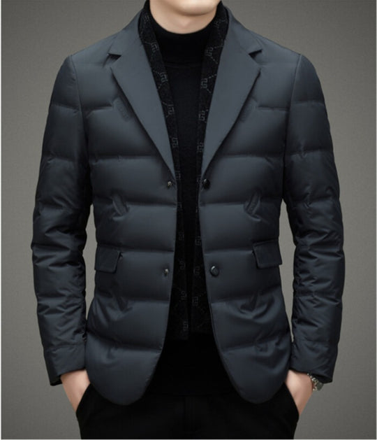 Remove Scarf Collar Suit Collar Down Jacket