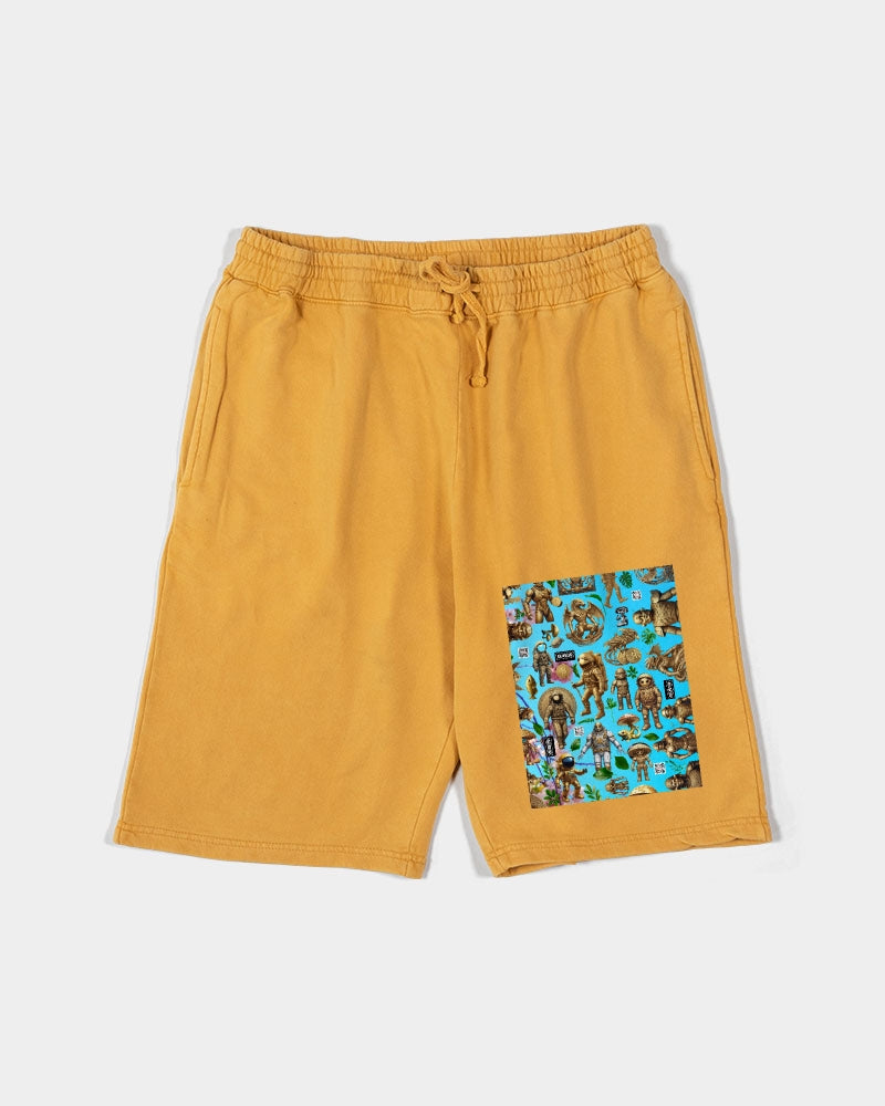 Mushroom Abstak Collection Unisex Vintage Shorts | Lane Seven