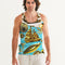 Outer Space Abstrak Men's All-Over Print Tank