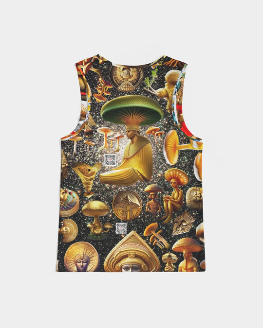 Illustration Abstrak Men's All-Over Print Sport Tank