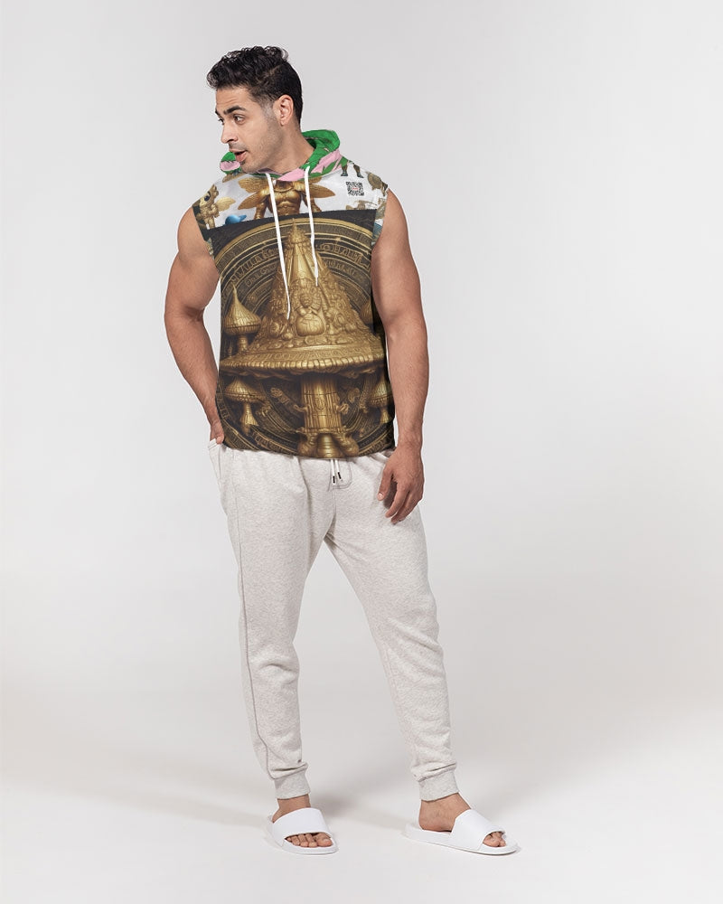 IMG_9222 Men's All-Over Print Heavyweight Sleeveless Hoodie