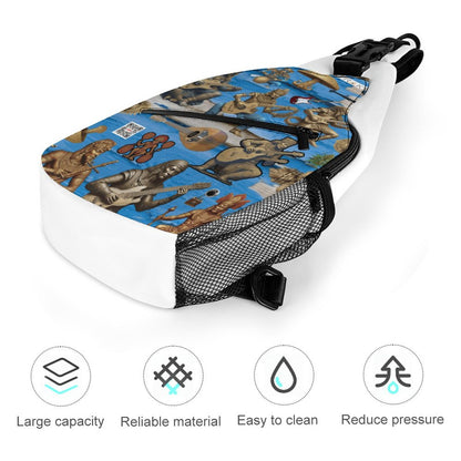 Create Unique Sling Bags with Our durable polyester (All-Over Printing)