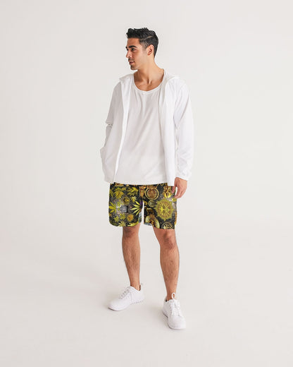 Abstraknyc Men's All-Over Print Jogger Shorts