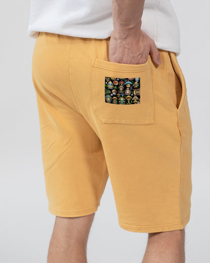 Mushroom Abstak Collection Unisex Vintage Shorts | Lane Seven