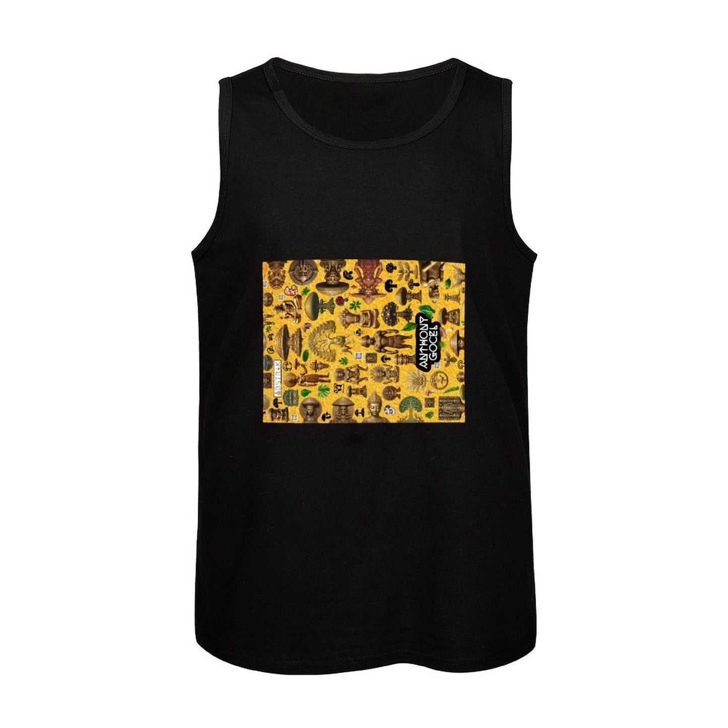 DTG 150gsm Custom Printed Tank Tops for Men Muscle Tees