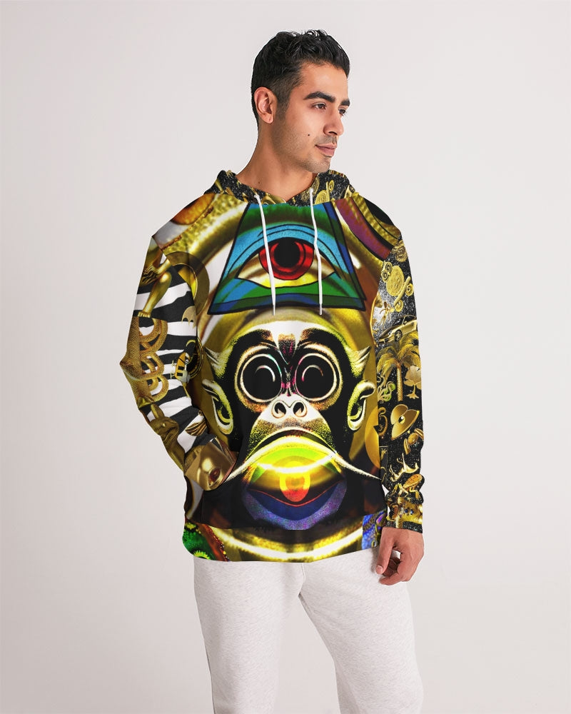 Outer Space Abstrak Men's All-Over Print Hoodie