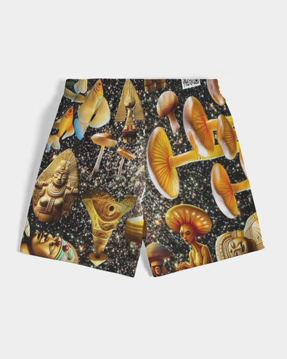 Illustration Abstrak Men's All-Over Print Swim Trunk