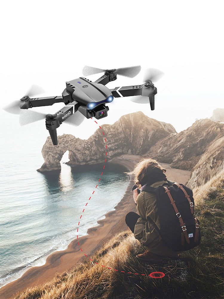 E99 Folding Drone Quadcopter Remote Control Handle Four Axis HD 4K Photography UAV Altitude Fixation