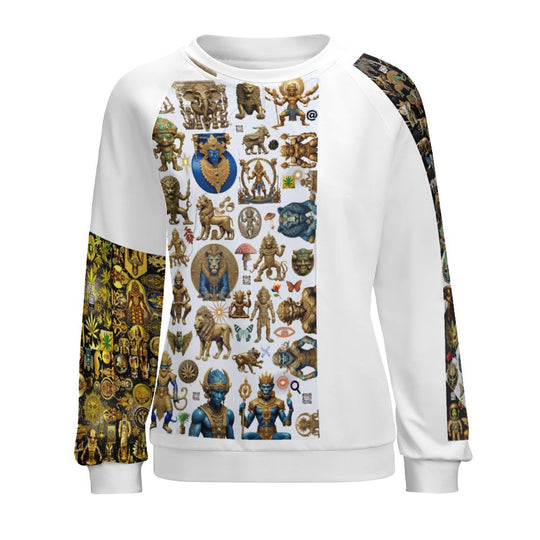 280gsm Custom Sweatshirt Designs Raglan Style RHDEC2 (All-Over Printing)