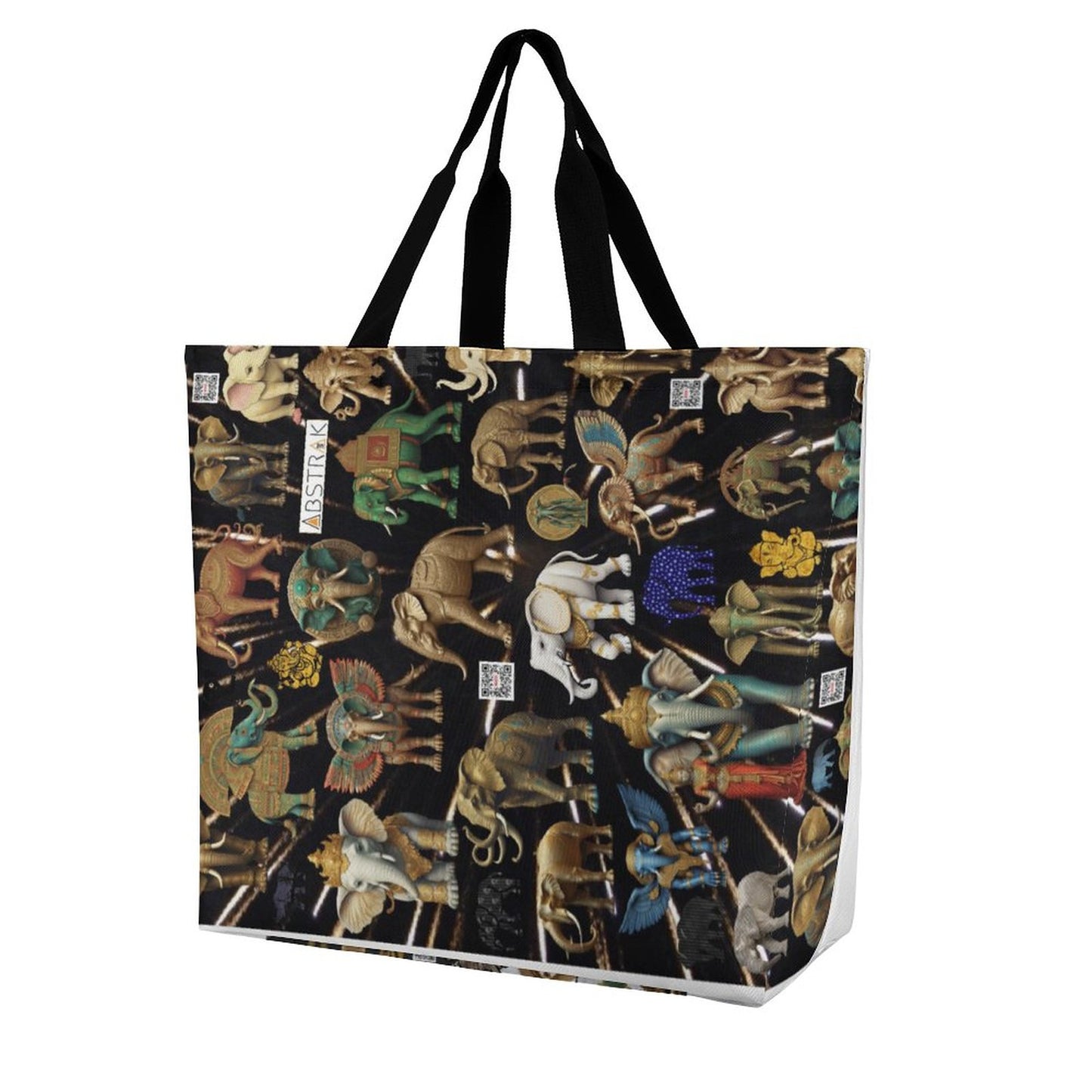 Large One Shoulder Shopping Bag (All-Over Printing)