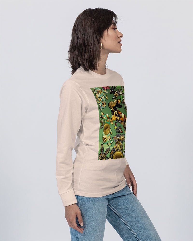 Robotic Abstrak Unisex Long Sleeve Tee | Lane Seven