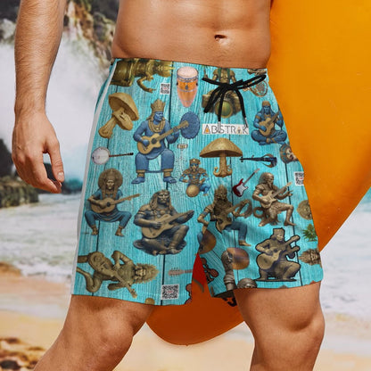 Men's Beach Shorts with 4 Pockets