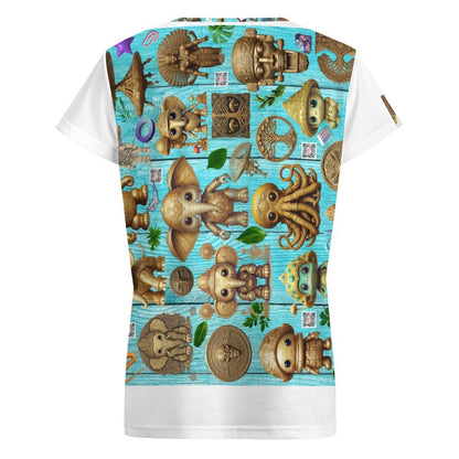 V-neck Short Sleeve T-Shirt VT (All-Over Printing)