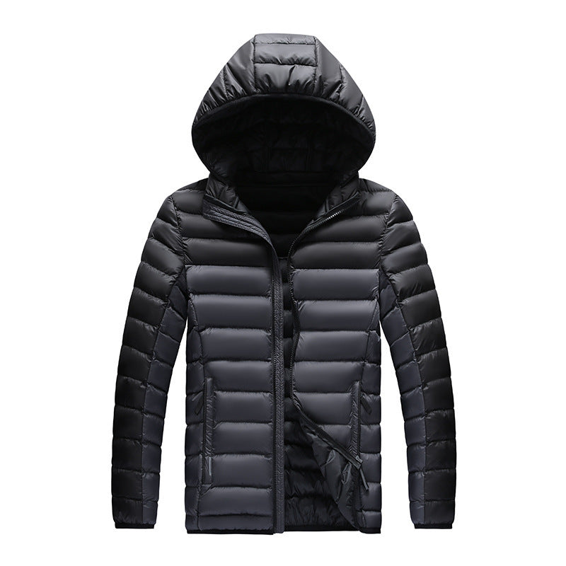 Men's Cotton-padded Coat Hooded Coat Winter