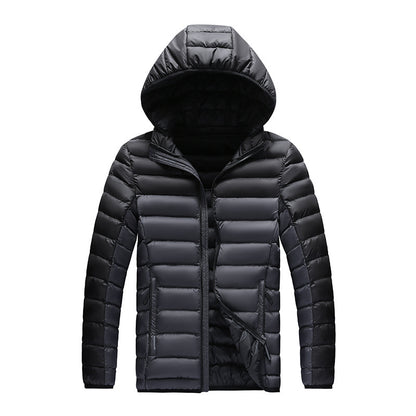 Men's Cotton-padded Coat Hooded Coat Winter