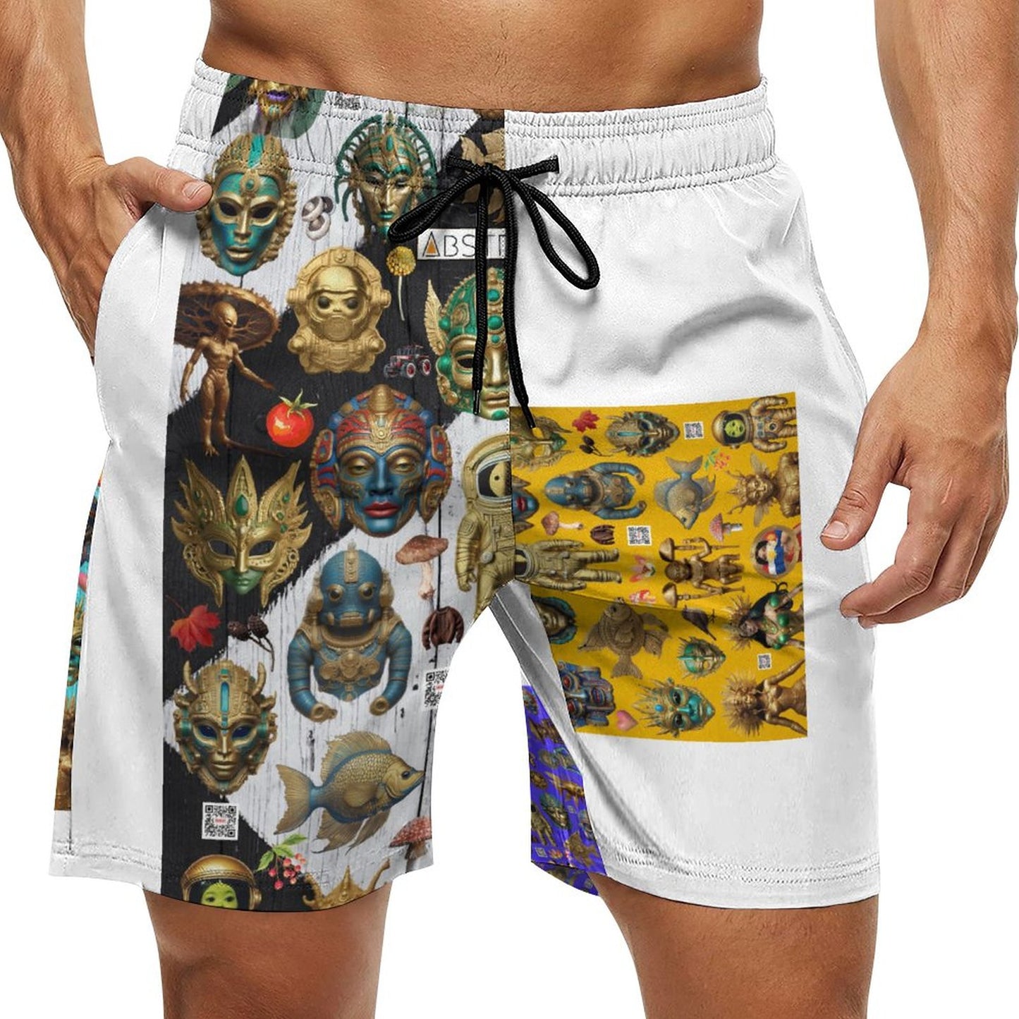 Men's Board Shorts D1P (All-Over Printing)