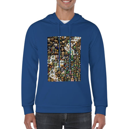 DTG 255gsm Cotton Funky Hoodie for Men (Front Printing)