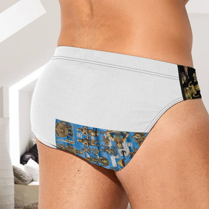 180gsm Milk Silk Men's Briefs K44 (All-Over Printing)