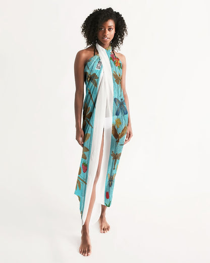 Abstrak dragonfly All-Over Print Swim Cover Up