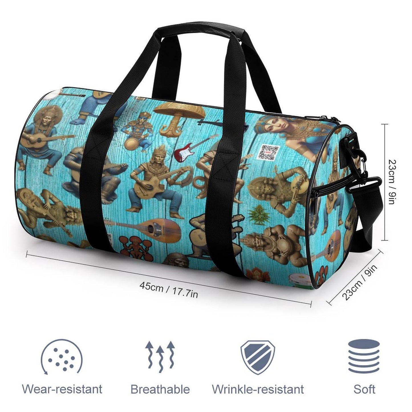 Foldable Duffel Gym Bag Q006