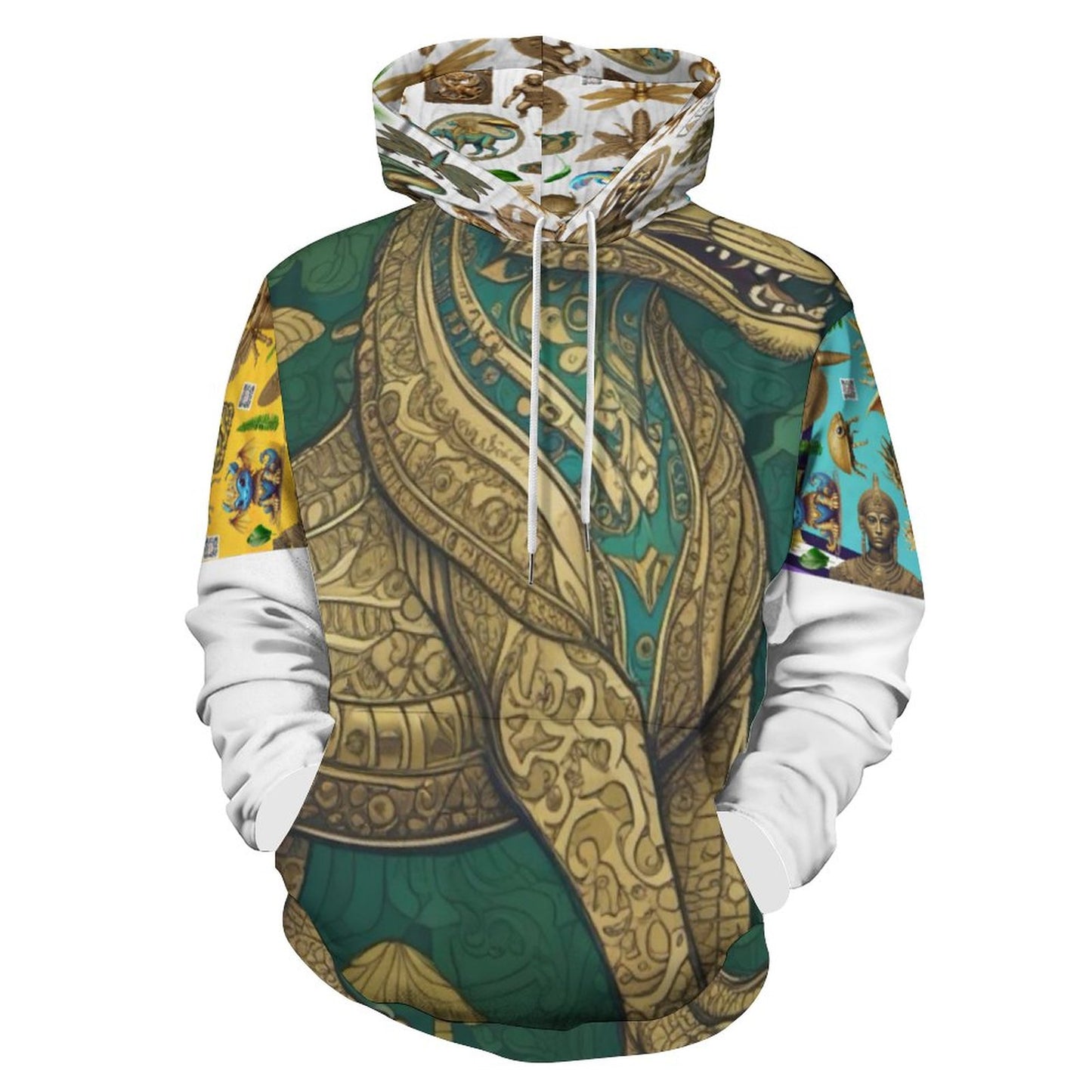 230gsm Men's Cool Hoodie with Double-layer Cap (All-Over Printing)