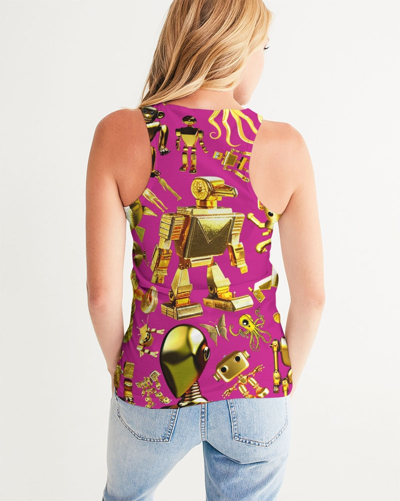 Robotic Abstrak Women's All-Over Print Tank