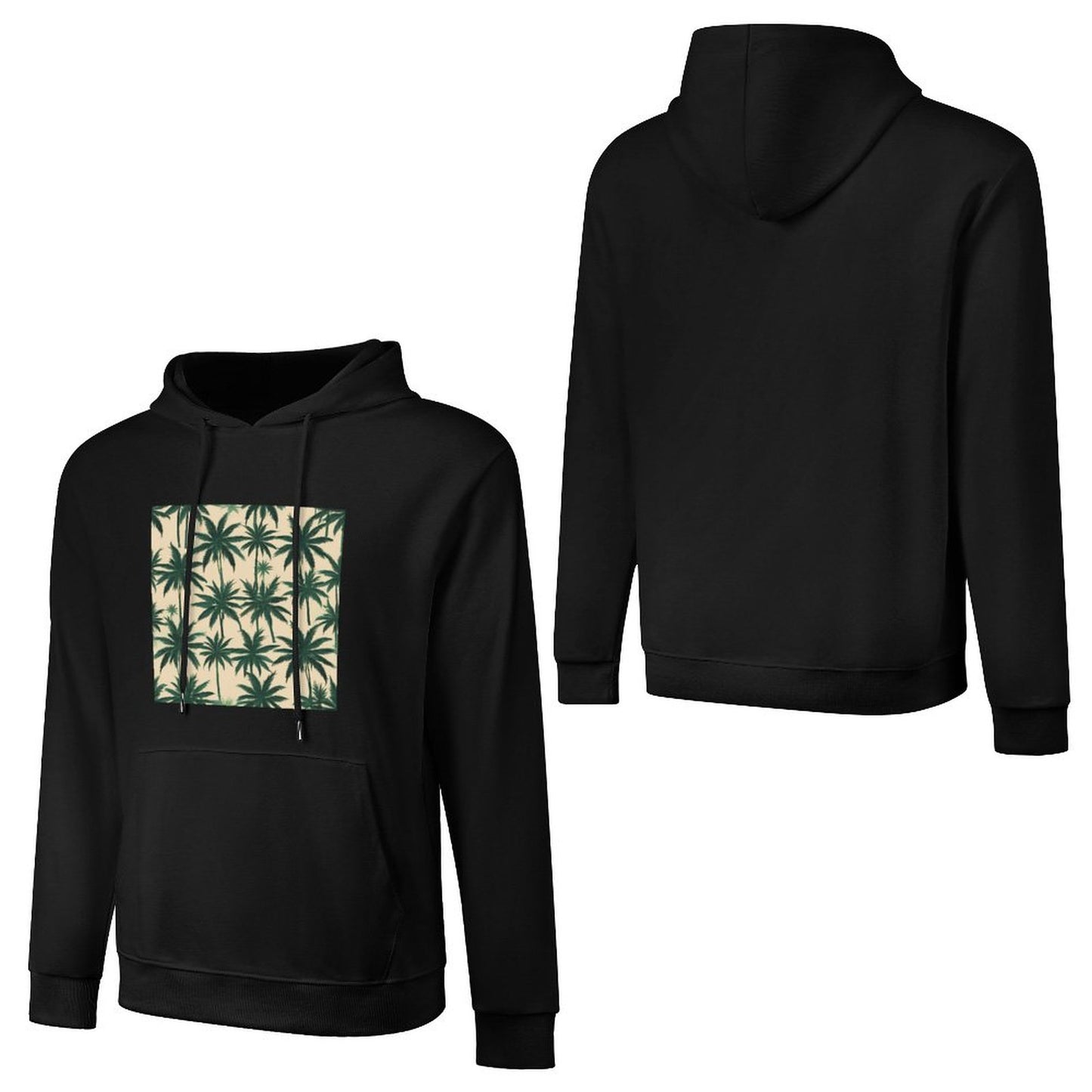 DTF 250gsm Cotton Men's Hoodie with Pocket (Front Printing)