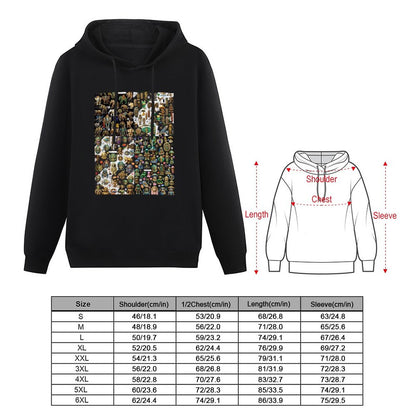 DTG 255gsm Cotton Funky Hoodie for Men (Front Printing)