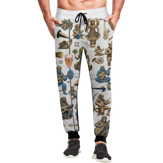 Men's Printed Sweatpants (Front All-Over Printing)