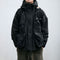 Hooded Jacket Men's Loose Three-dimensional Pocket Functional Windproof Jacket Casual Clothing