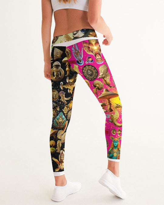 Nature Abstrak Women's All-Over Print Yoga Pants